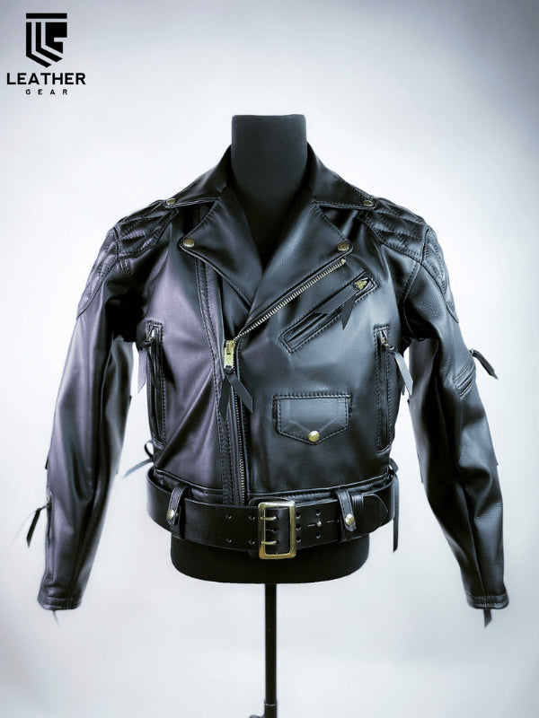 classic gear lederjacke Klassische Lederjacke – Schwarze Gay Fetisch Uniform