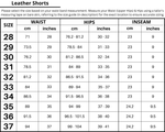 Load image into Gallery viewer, Men&#39;s Real Leather Black Cargo Shorts
