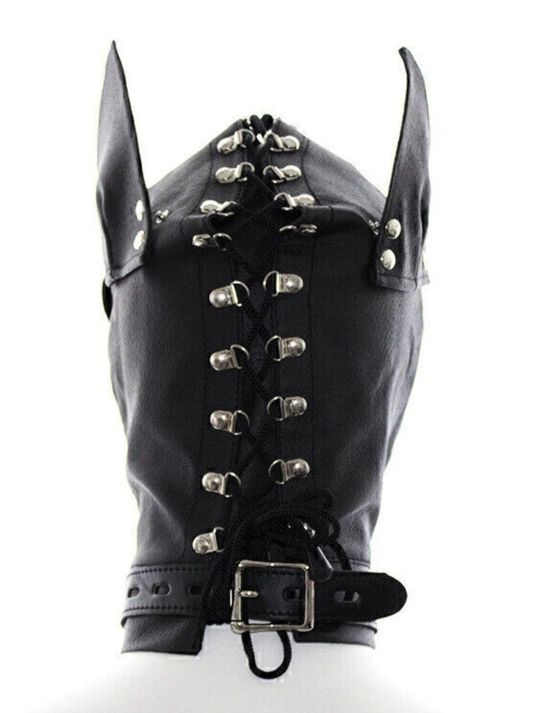 Leather Bondage Dog Mask