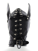 Load image into Gallery viewer, Leather Bondage Dog Mask
