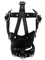 Lade das Bild in den Galerie-Viewer, Klassische Bondage-Maske aus Leder

