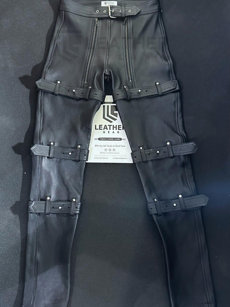 bondage pants by my leather gear
