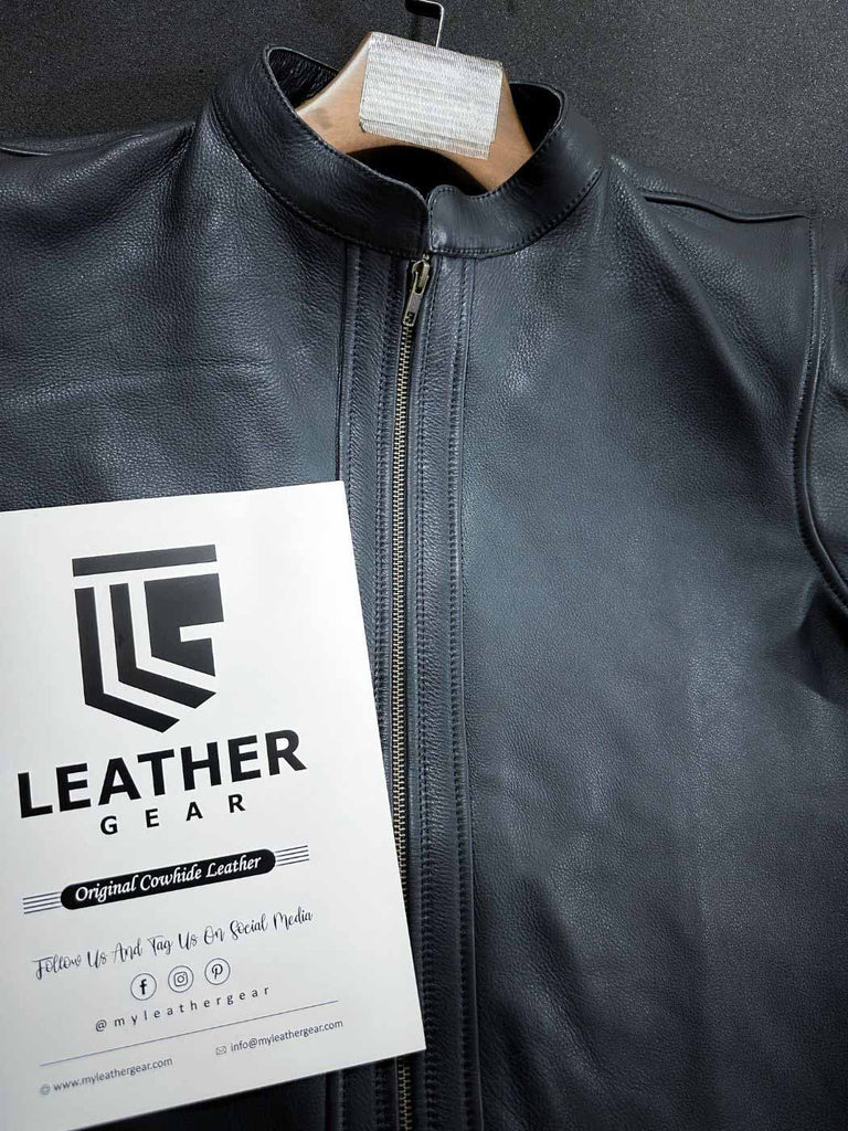 gear gay Leather Biker Shirt – Zippered Fetish Top for Gay Bikers