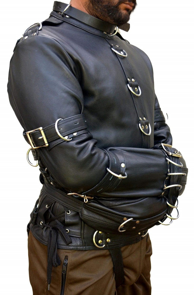 Leather Fetish Straitjacket – Gay Bondage Gear
