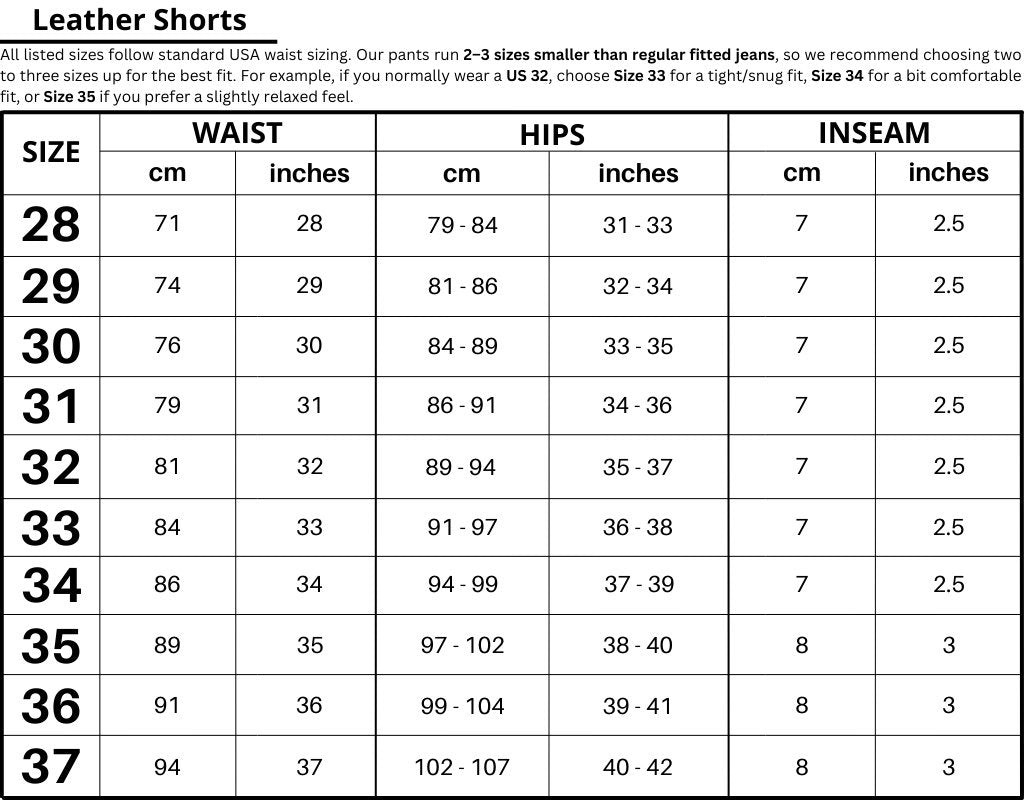 Black Leather Sport Shorts