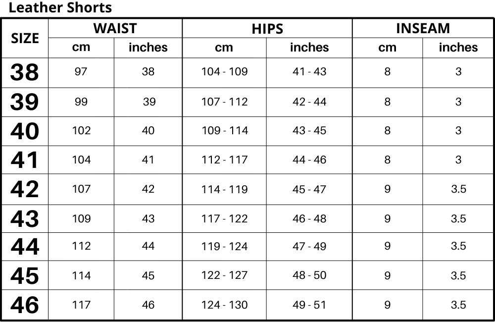 Black Leather Sport Shorts