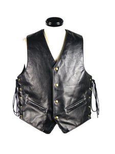 Original Leather Side Laced Vest