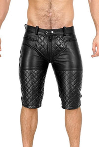 Leather Padded Shorts