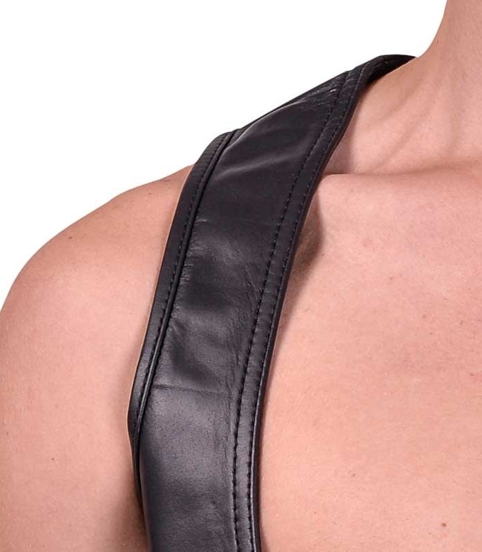 Real Leather BLUF Gay Bar Vest