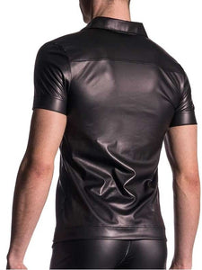 Casual Leather Polo tshirt