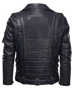 Original Cowhide Leather Uniform jacket