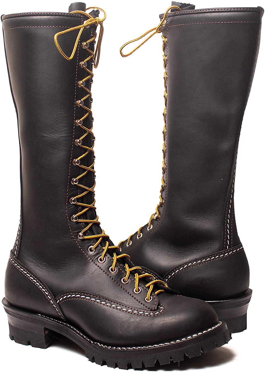 Black Leather Jobmaster Boots