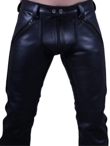 Original Cowhide Leather Pants Black – LeatherGear