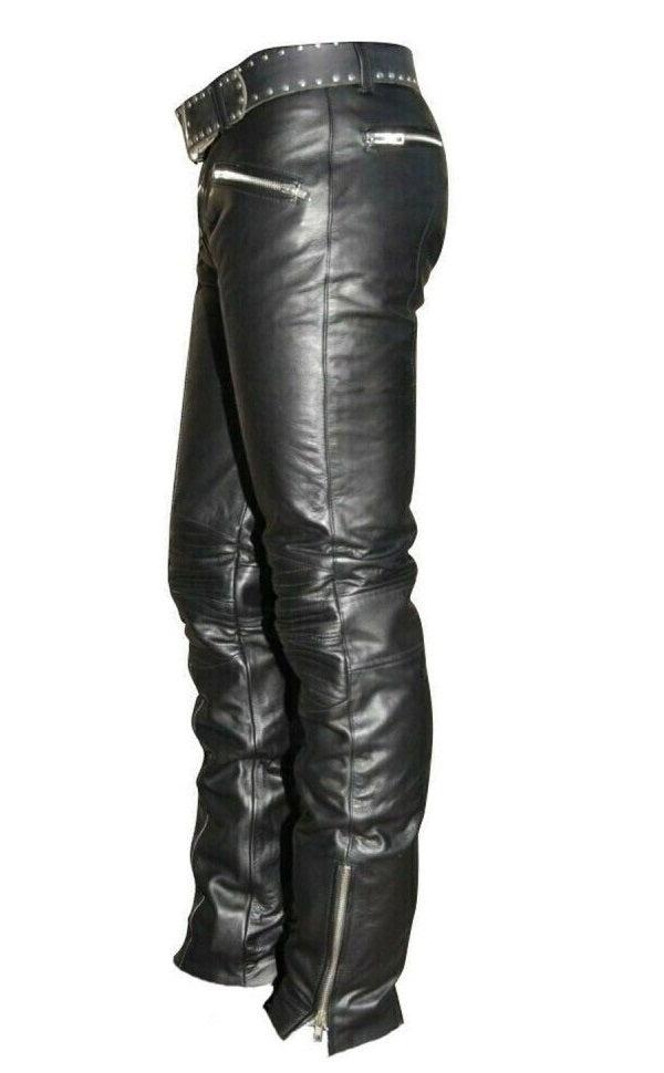 Men Biker Leather Pants – LeatherGear