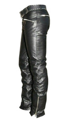 Load image into Gallery viewer, Men&#39;s Real Leather Biker Pants
