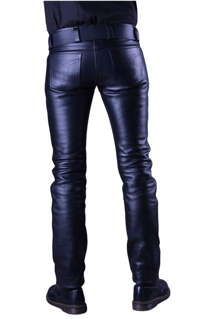 Classic Black Leather Pants Jeans – LeatherGear